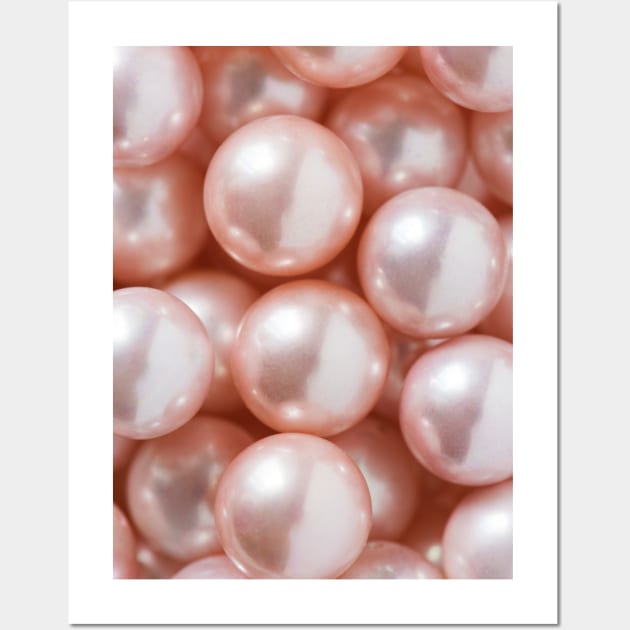 Pink Pearls Wall Art by NewburyBoutique